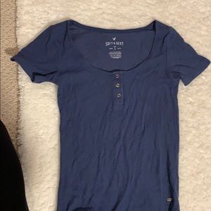 Aeropostale blue t shirt